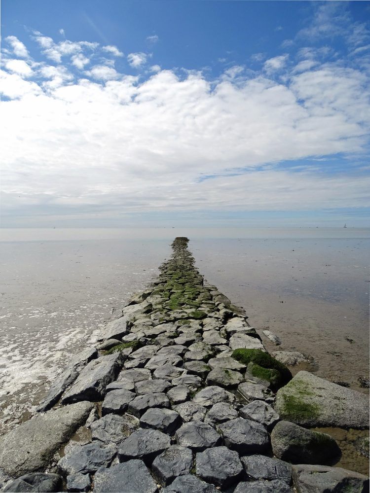 Strekdam Waddenzee (omg Harlingen)